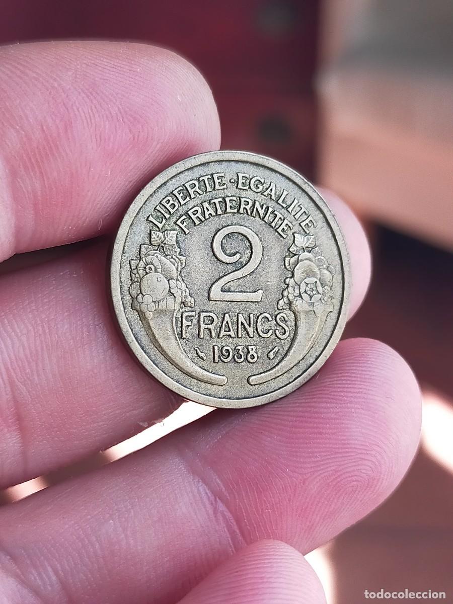 Monedas antiguas de Europa: MONEDA DE 2 DOS FRANCOS FRANCS FRANCIA 1938 MUY BUENA CONSERVACION