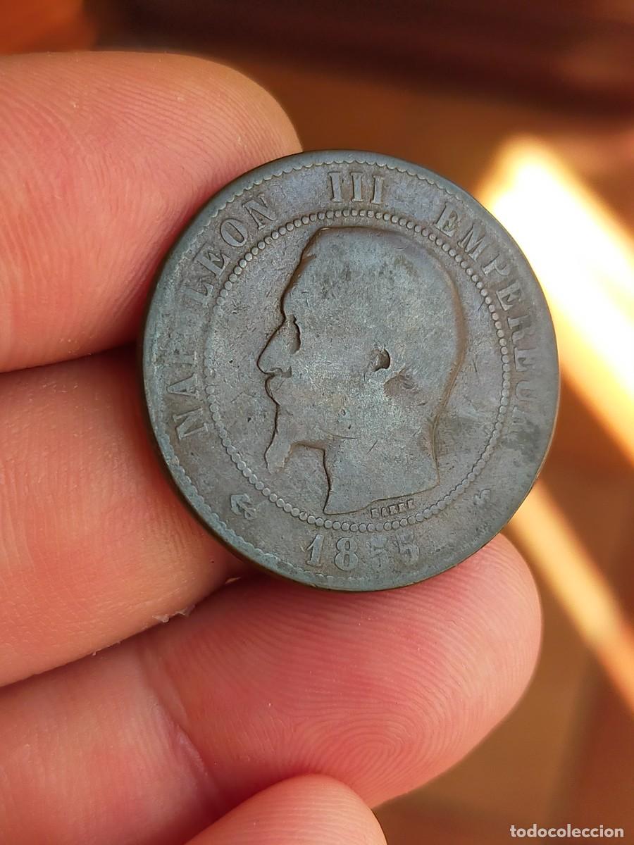 Monedas antiguas de Europa: MONEDA DE 10 DIEZ CENTIMOS CENTIMES FRANCIA 1855 K REGULAR CONSERVACION