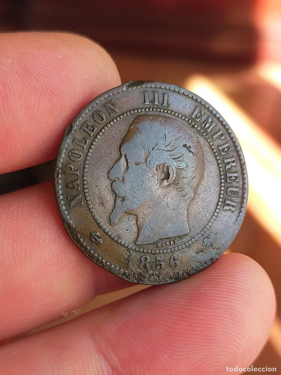 Monedas antiguas de Europa: MONEDA DE 10 DIEZ CENTIMOS CENTIMES FRANCIA 1856 D BUENA CONSERVACION ALABEADA