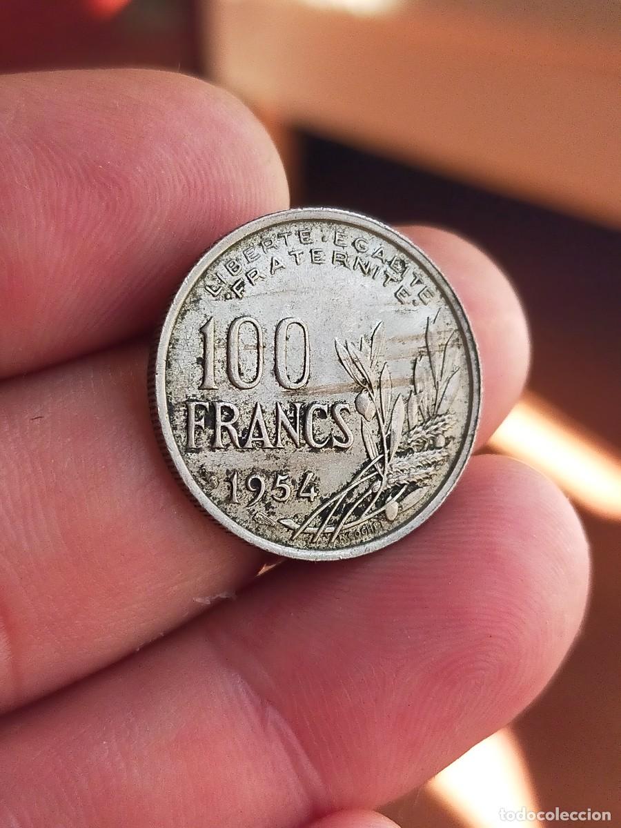 Monedas antiguas de Europa: MONEDA DE 100 CIEN FRANCOS FRANCS FRANCIA 1954 BUENA CONSERVACION