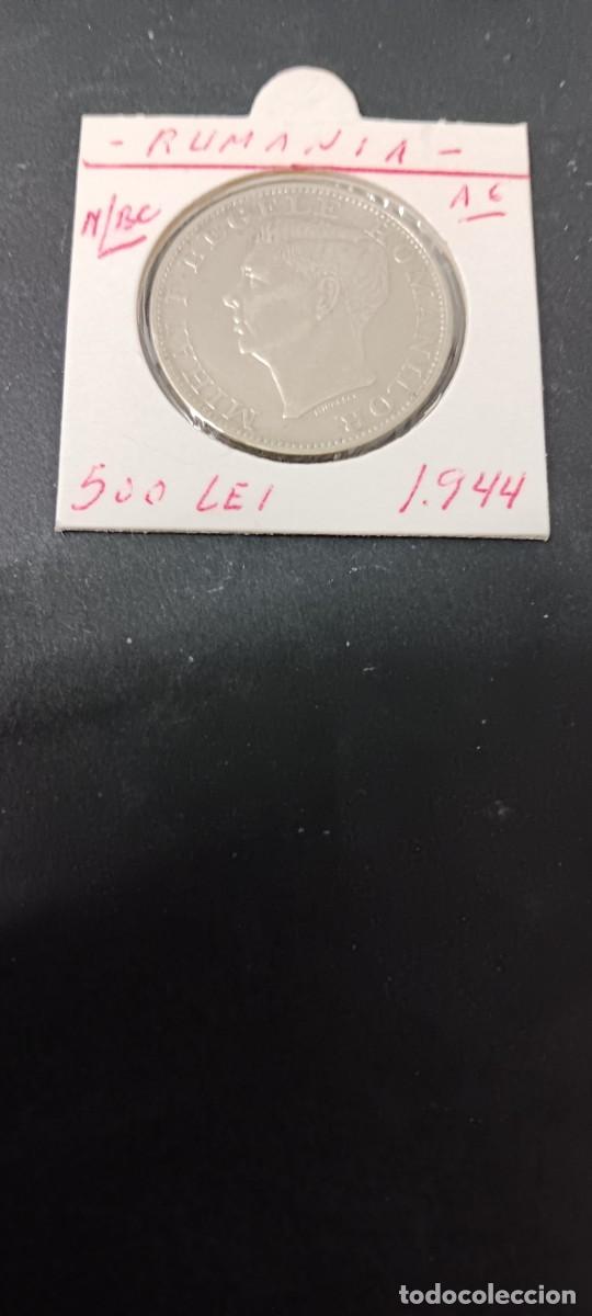 Monedas antiguas de Europa: RUMANIA 500 LEI 1946 EBC KM=65 (PLATA) MIHAI I