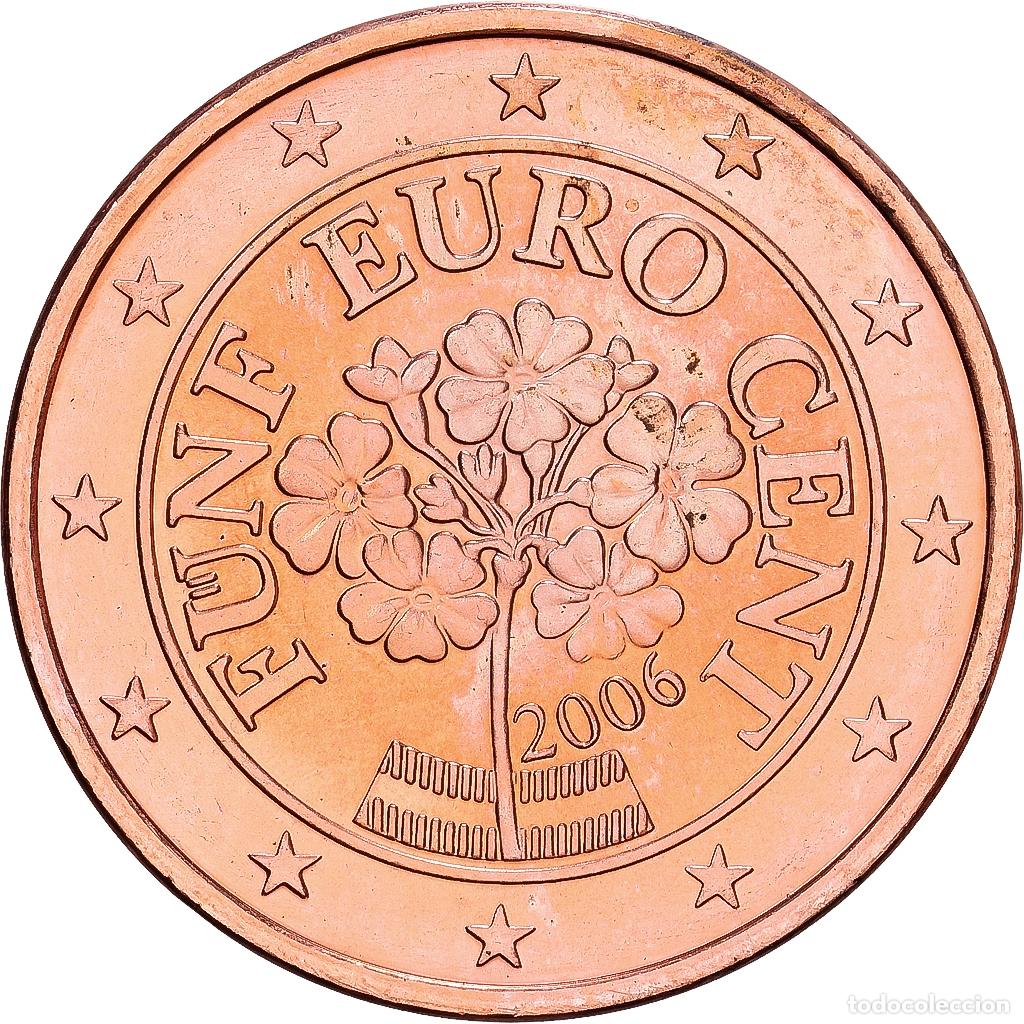Monedas antiguas de Europa: [#1530474] Austria, 5 Euro Cent, 2006, Vienna, Cobre chapado en acero, SC, KM:3084