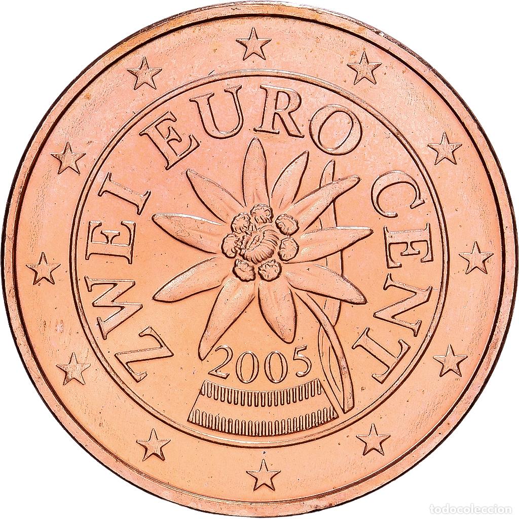 Monedas antiguas de Europa: [#1530476] Austria, 2 Euro Cent, 2005, Vienna, Cobre chapado en acero, SC, KM:3083