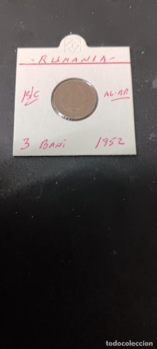 Monedas antiguas de Europa: RUMANIA 3 BANI 1952 BC KM=82.1 (ALUMINIO-BRONCE)