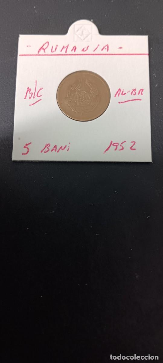 Monedas antiguas de Europa: RUMANIA 5 BANI 1952 BC KM=83.1 (ALUMINIO-BRONCE)