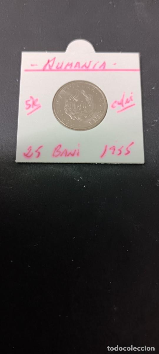 Monedas antiguas de Europa: RUMANIA 25 BANI 1955 S/C KM=85.3 (CUPRONIQUEL)