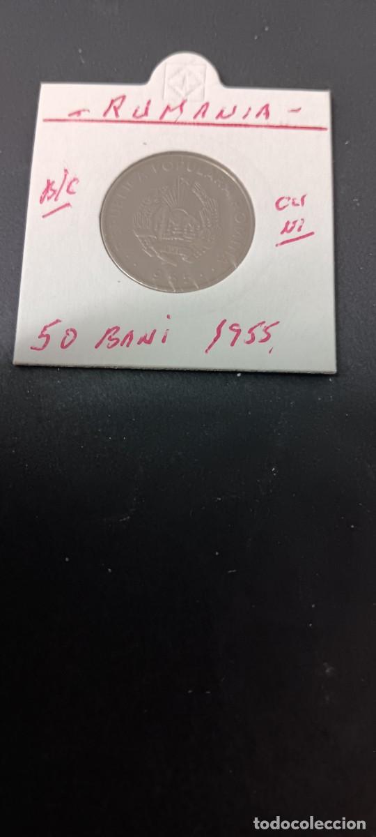 Monedas antiguas de Europa: RUMANIA 50 BANI 1955 BC KM=86 (CUPRONIQUEL)