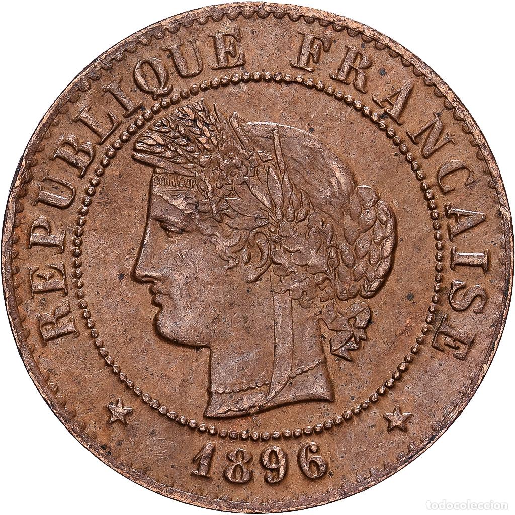 Monedas antiguas de Europa: [#1530479] Francia, 1 Centime, C&eacute;r&egrave;s, 1896, Paris, Bronce, MBC, Gadoury:88