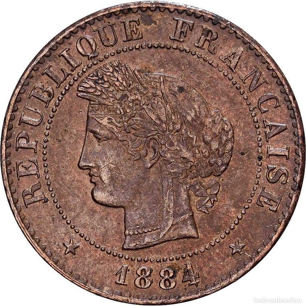 Monedas antiguas de Europa: [#1530481] Francia, 1 Centime, C&eacute;r&egrave;s, 1884, Paris, Bronce, MBC, Gadoury:88