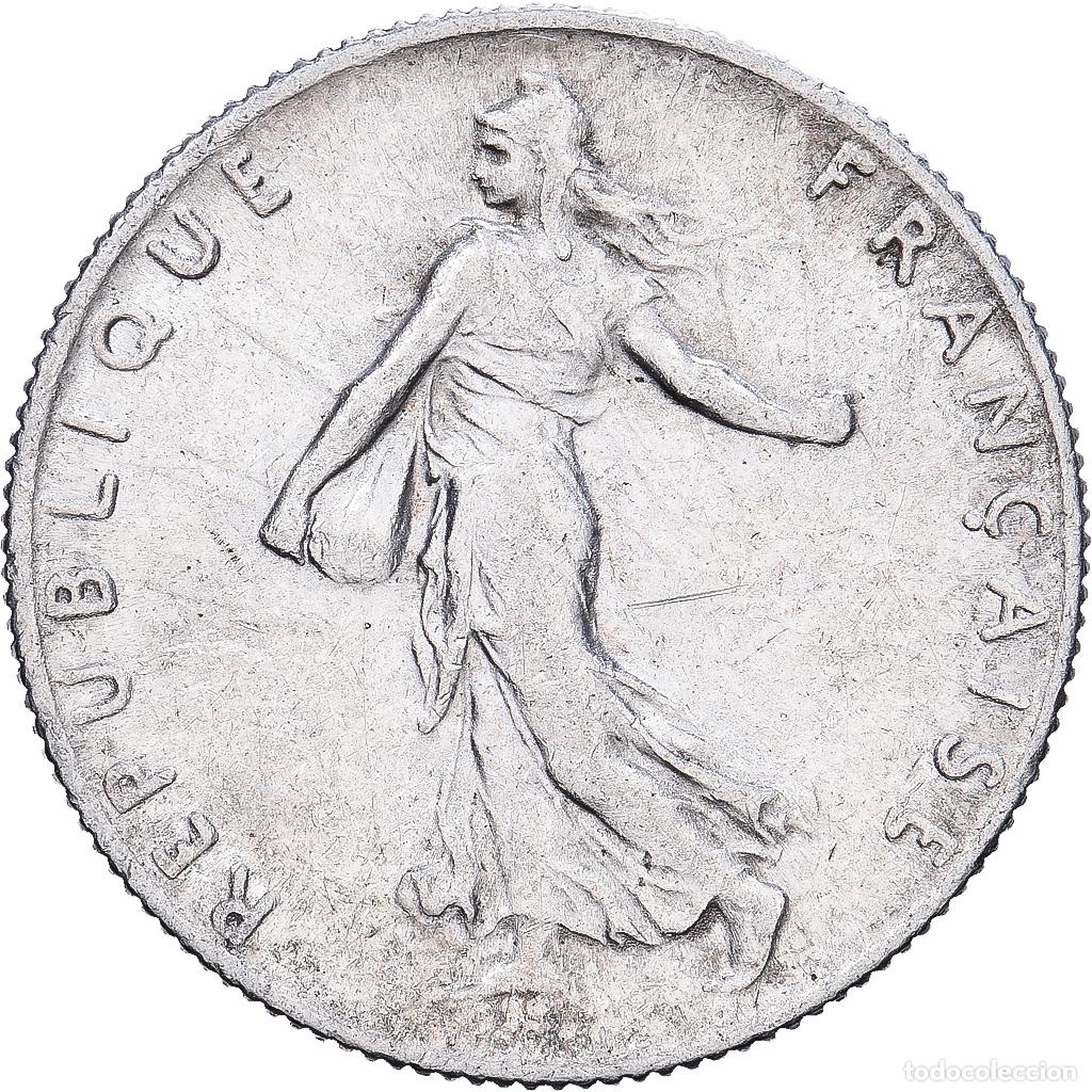 Monedas antiguas de Europa: [#1530494] Francia, 50 Centimes, Semeuse, 1918, Paris, Plata, EBC+, Gadoury:420, Le