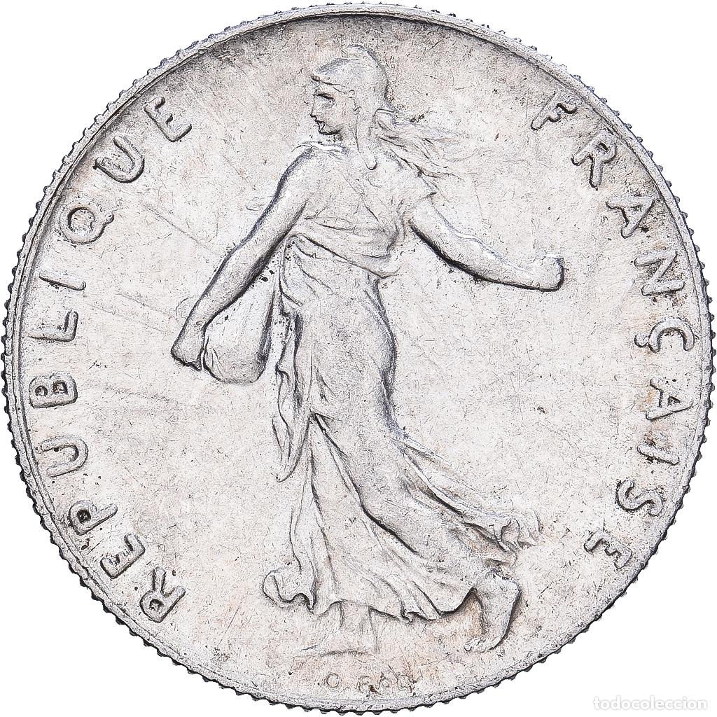 Monedas antiguas de Europa: [#1530493] Francia, Semeuse, 50 Centimes, 1916, Paris, EBC, Plata, KM:854, Gadoury:420, Le