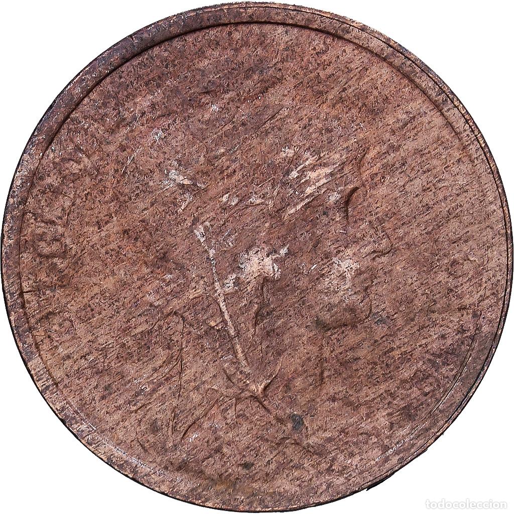 Monedas antiguas de Europa: [#1530500] Francia, Centime, Dupuis, 1916, Paris, Bronce, BC+, Gadoury:90, KM:840