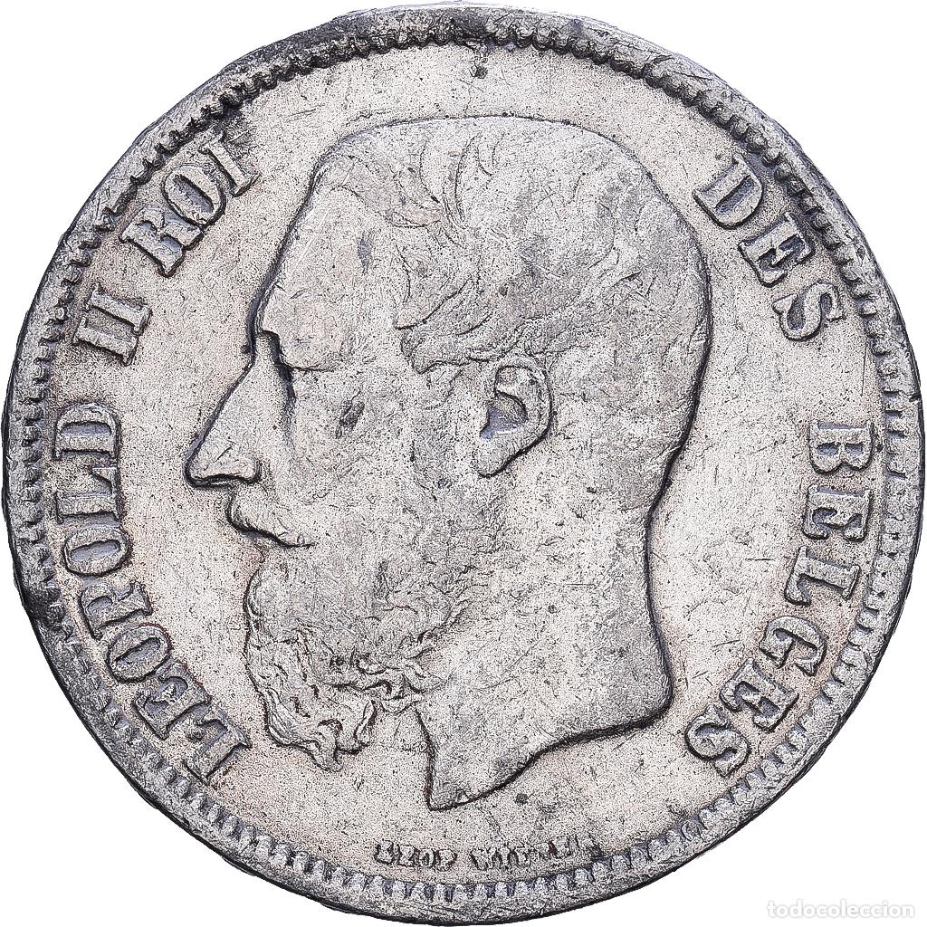 Monedas antiguas de Europa: [#1530520] B&eacute;lgica, Leopold II, 5 Francs, 5 Frank, 1873, Faux d'Epoque, Hojalata, MBC