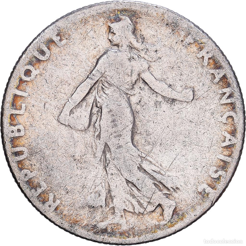 Monedas antiguas de Europa: [#1530522] Francia, 50 Centimes, 1912, Paris, Plata, MBC