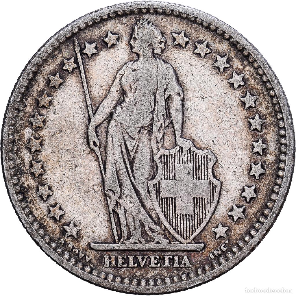 Monedas antiguas de Europa: [#1530528] Suiza, 2 Francs, 1904, Bern, Plata, MBC, KM:21