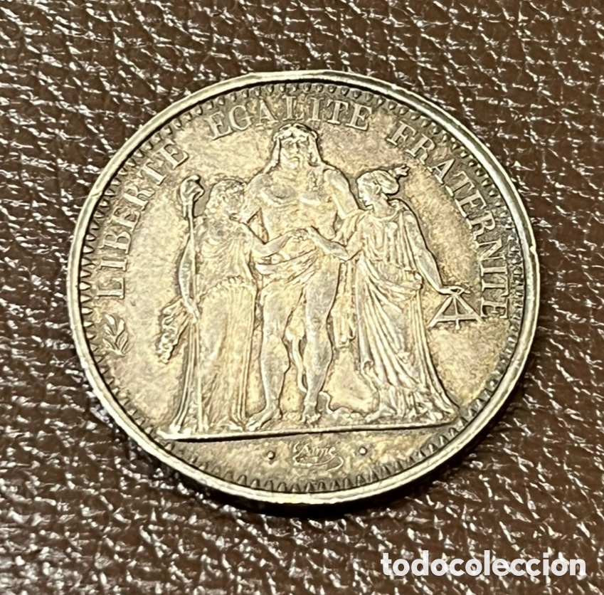 Monedas antiguas de Europa: Moneda. Republique Francaise. Plata. 10 Francs. 1969.