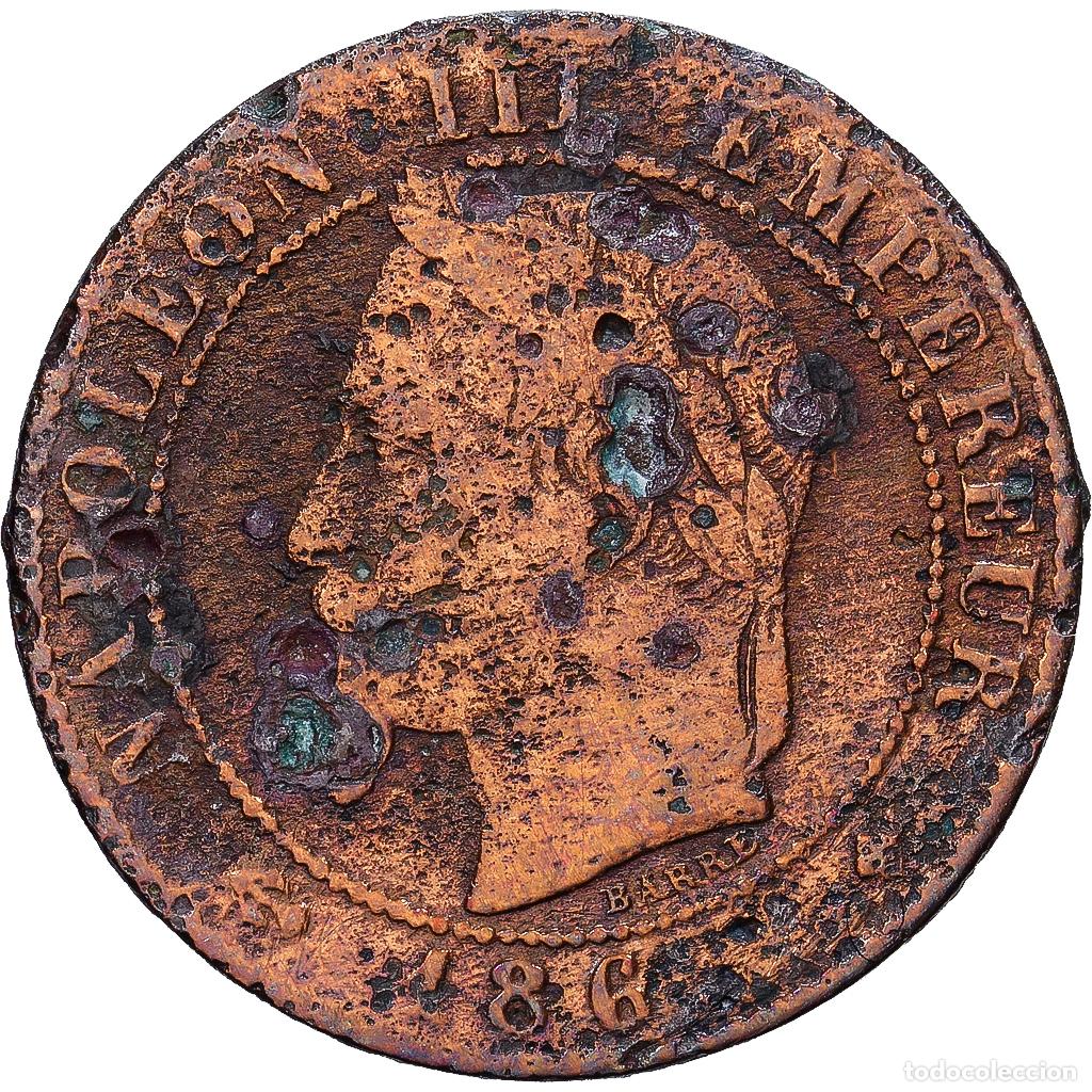 Monedas antiguas de Europa: [#1530536] Francia, Napoleon III, Centime, Napol&eacute;on III, Strasbourg, Bronce, BC