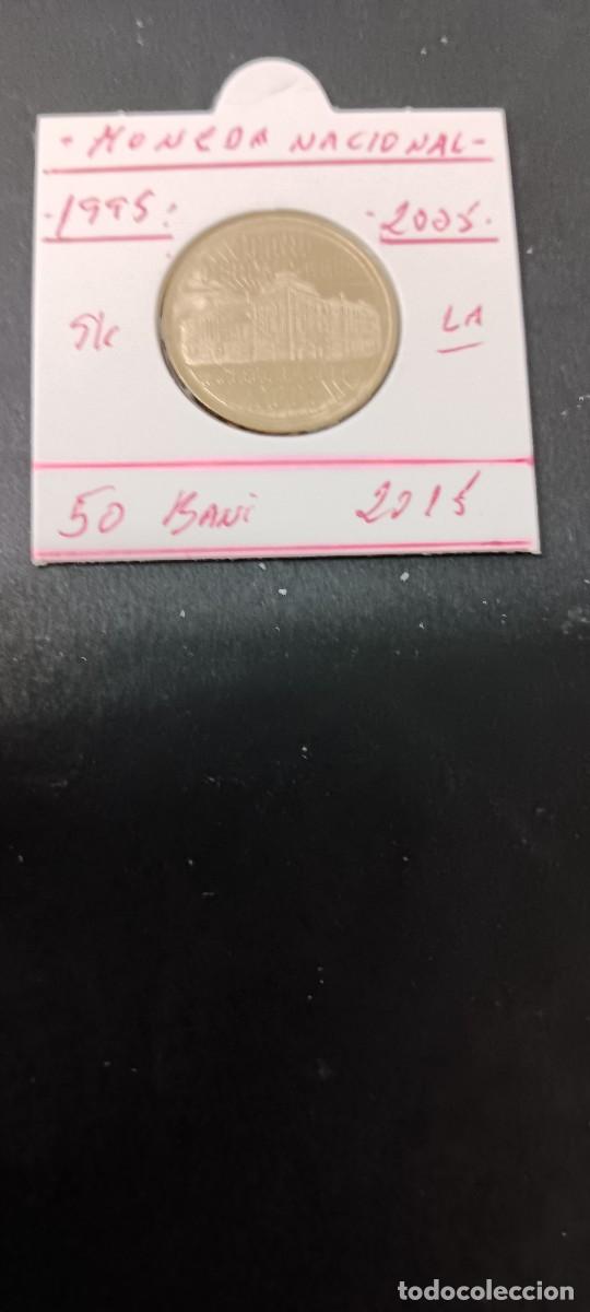 Monedas antiguas de Europa: RUMANIA 50 BANI 2015 S/C (LAT&Oacute;N)10 ANIV. MONEDA NACIONAL 1995-2005