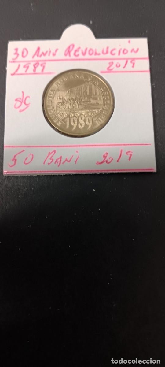 Monedas antiguas de Europa: RUMANIA 50 BANI 2019 S/C (LAT&Oacute;N) 30 ANIV. REVOLUCI&Oacute;N 1989-2019