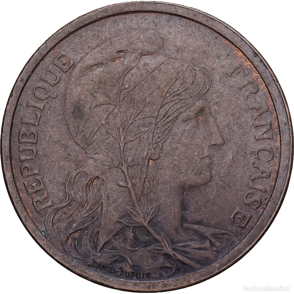 Monedas antiguas de Europa: [#1530549] Francia, 2 Centimes, Dupuis, 1920, Paris, Bronce, MBC, Gadoury:107, KM:841