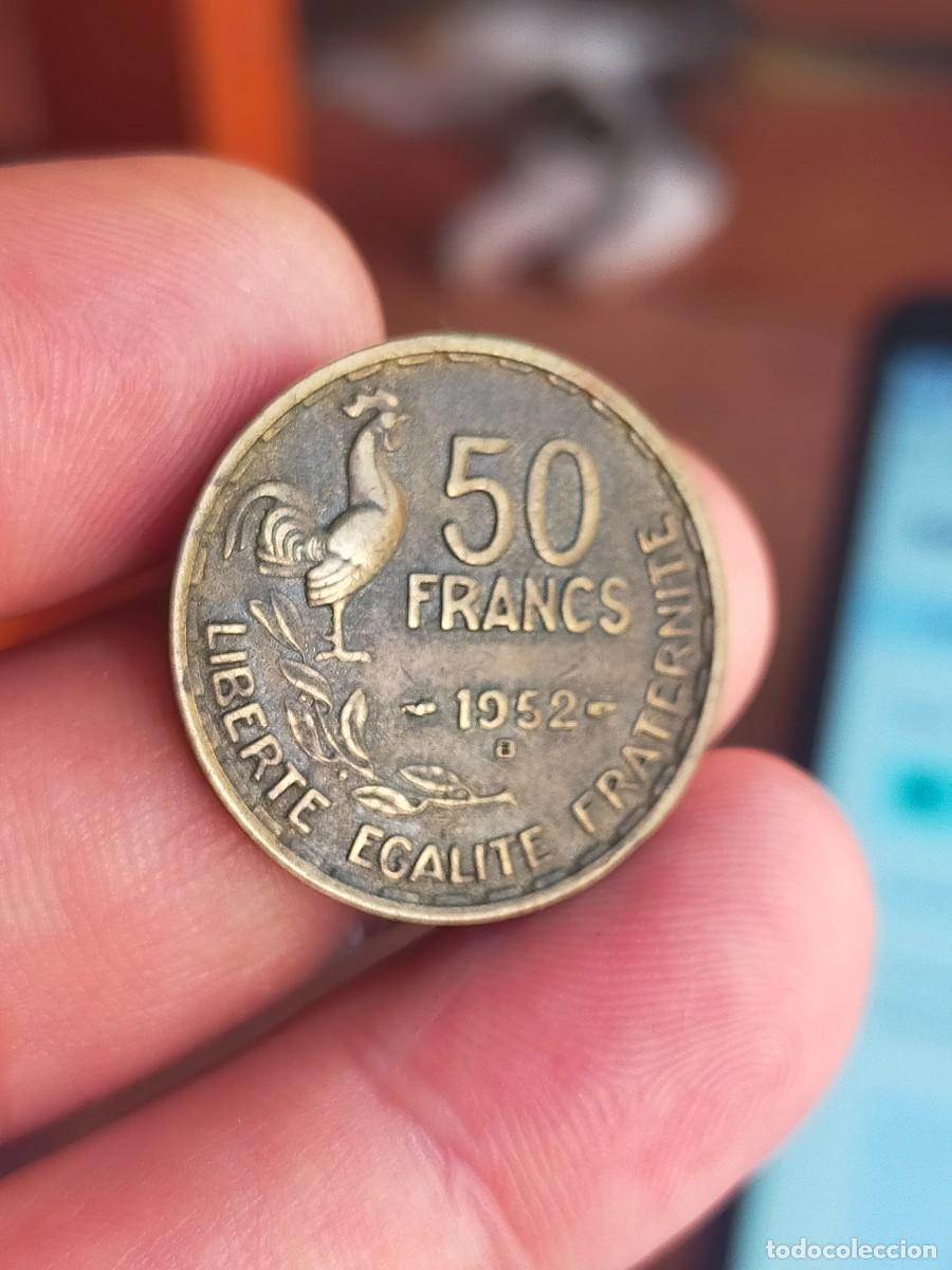 Monedas antiguas de Europa: MONEDA DE 50 CINCUENTA FRANCOS FRANCS FRANCIA 1952 B MUY BUENA CONSERVACION