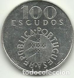 Monedas antiguas de Europa: PORTUGAL - 100 ESCUDOS - 25 DE ABRIL DE 1974 - PLATA 0.650 - FOTOS