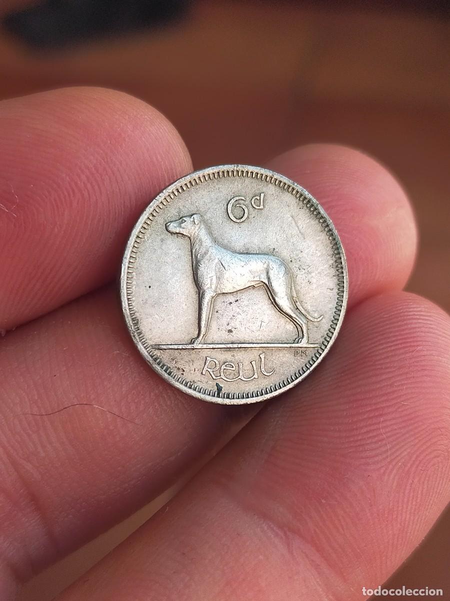 Monedas antiguas de Europa: MONEDA DE 6 PENIQUES PENCE IRLANDA EIRE 1968 MUY BUENA CONSERVACION