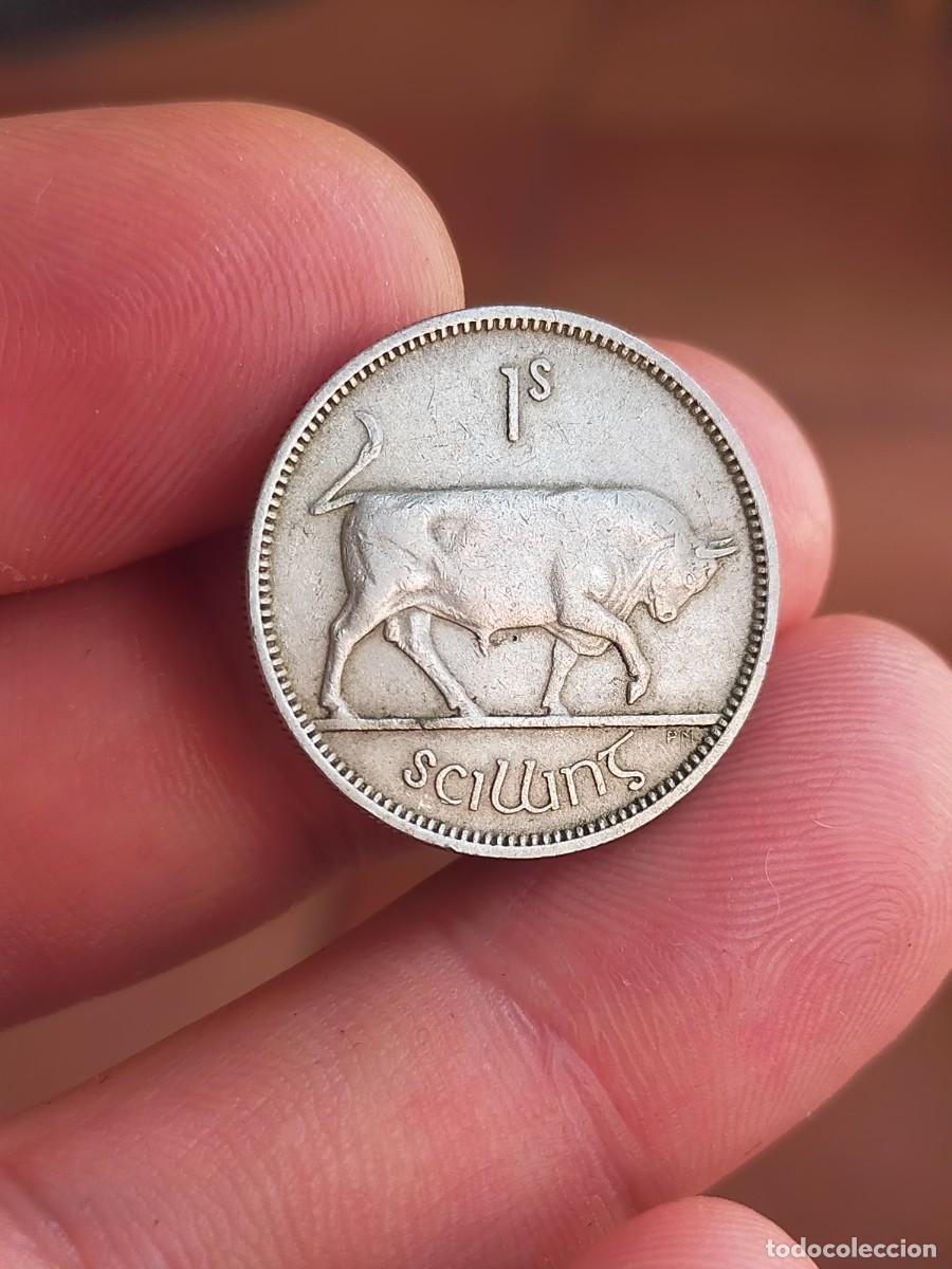 Monedas antiguas de Europa: MONEDA DE 1 UN CHELIN SHILLING IRLANDA EIRE 1954 MUY BUENA CONSERVACION