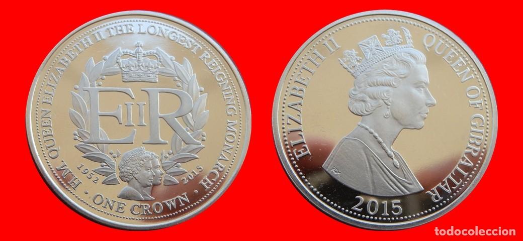 Monedas antiguas de Europa: 1 CORONA 2015 SIN CIRCULAR GIBRALTAR-9346SC