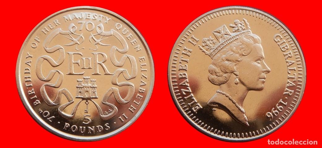 Monedas antiguas de Europa: 5 LIBRAS POUNDS 1995 SIN CIRCULAR GIBRALTAR-9347SC