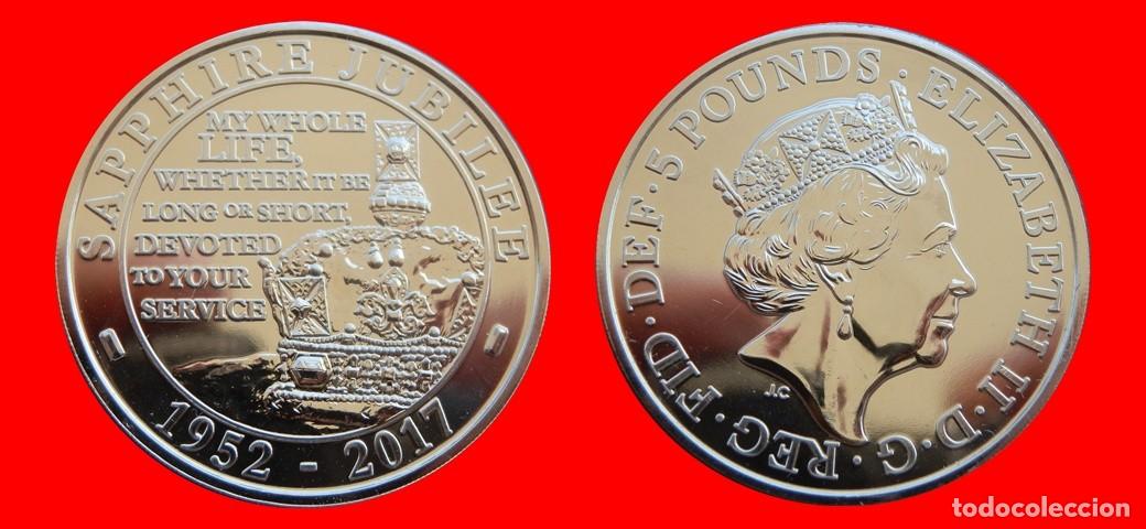 Monedas antiguas de Europa: 5 LIBRAS POUNDS 2017 SIN CIRCULAR INGLATERRA-9359SC