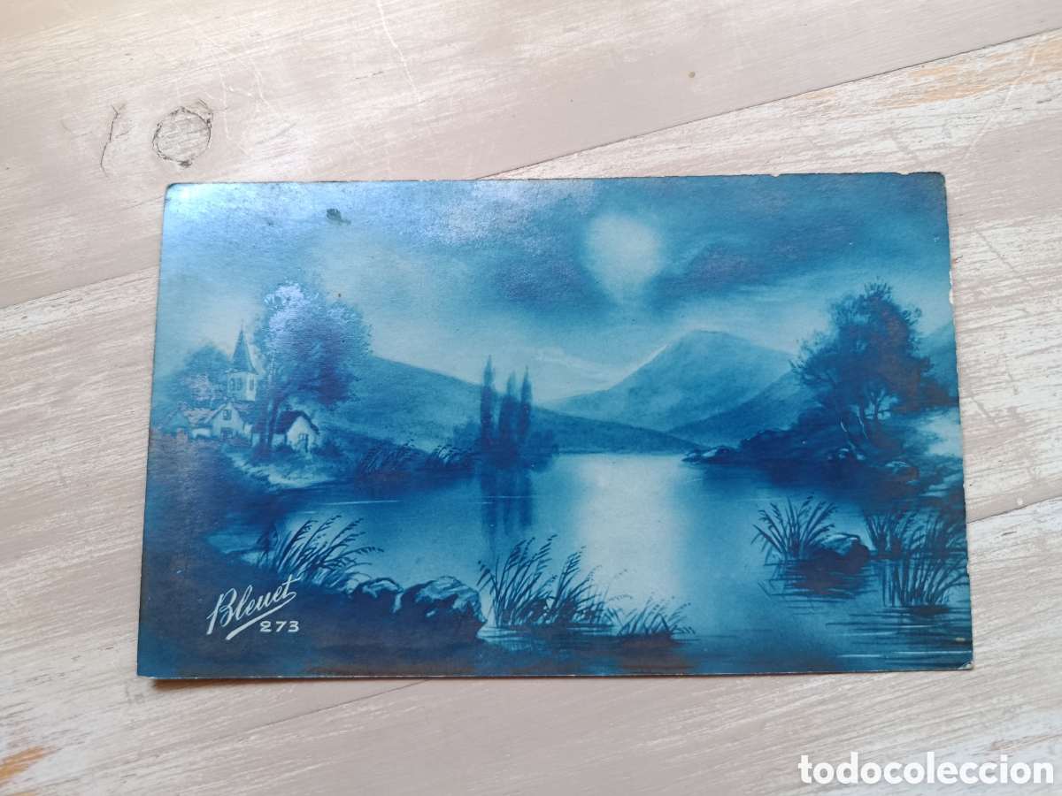 Monedas antiguas de Europa: Postal antigua pintada