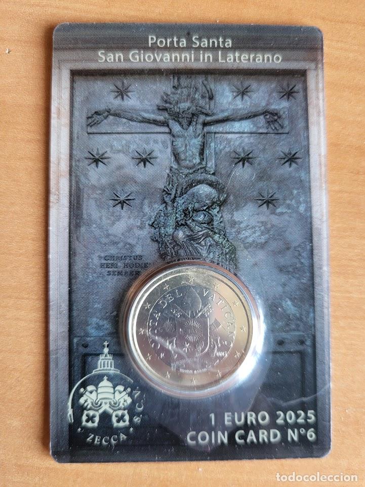 Monedas antiguas de Europa: VATICANO 2025 x Coin card Puerta Santa, n&ordm;6, 1 euro