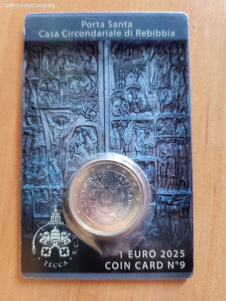 Monedas antiguas de Europa: VATICANO 2025 x Coin card Puerta Santa, n&ordm;9, 1 euro