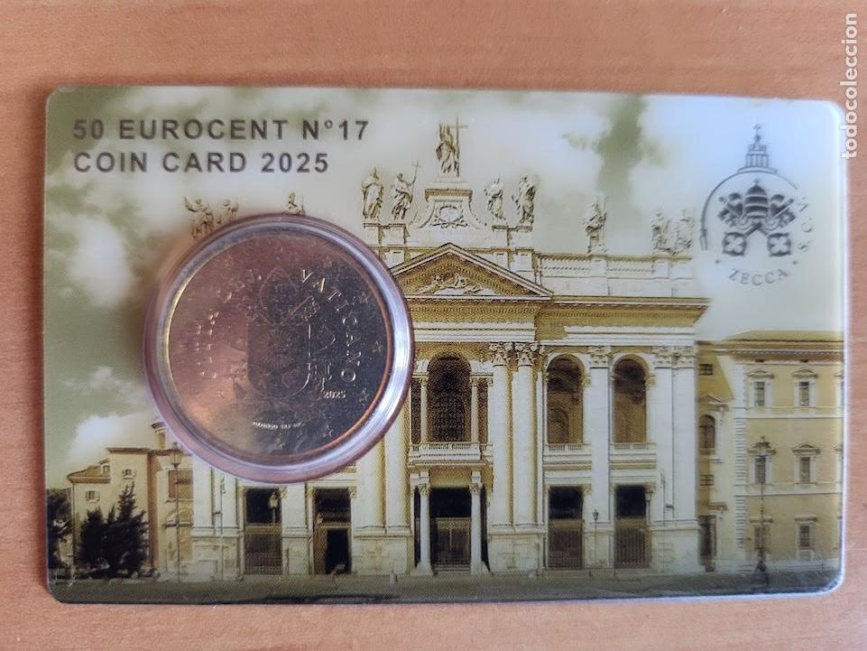 Monedas antiguas de Europa: Vaticano 2025 - Coincard euro Jubileo - A&ntilde;o Santo. n&uacute;mero 17