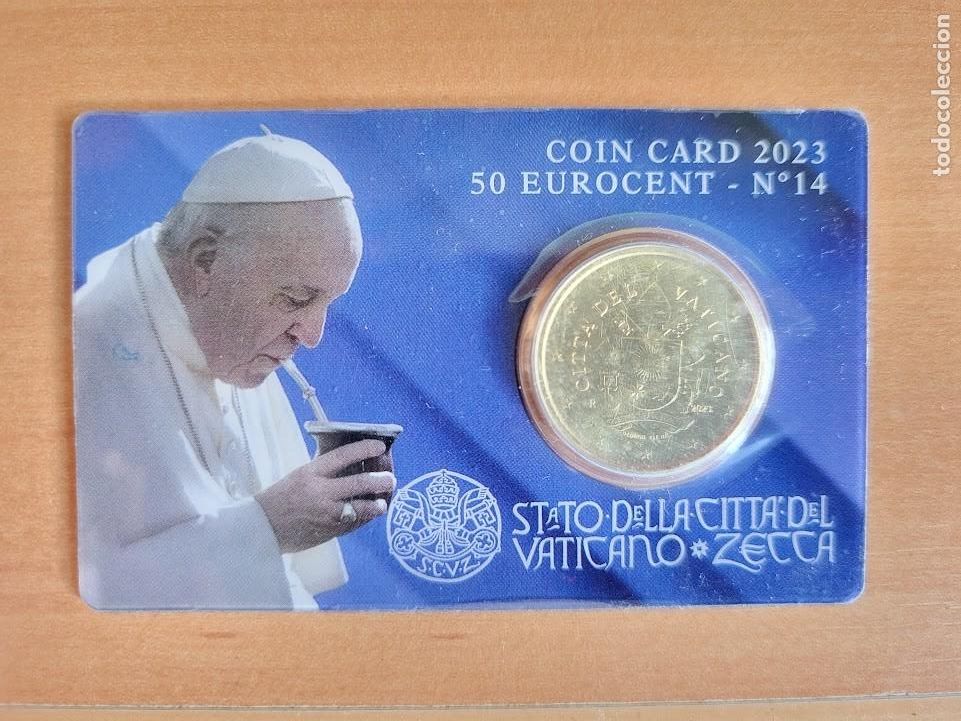 Monedas antiguas de Europa: Vaticano 2023 - Coincard 50 centimos euro, n&uacute;mero 14