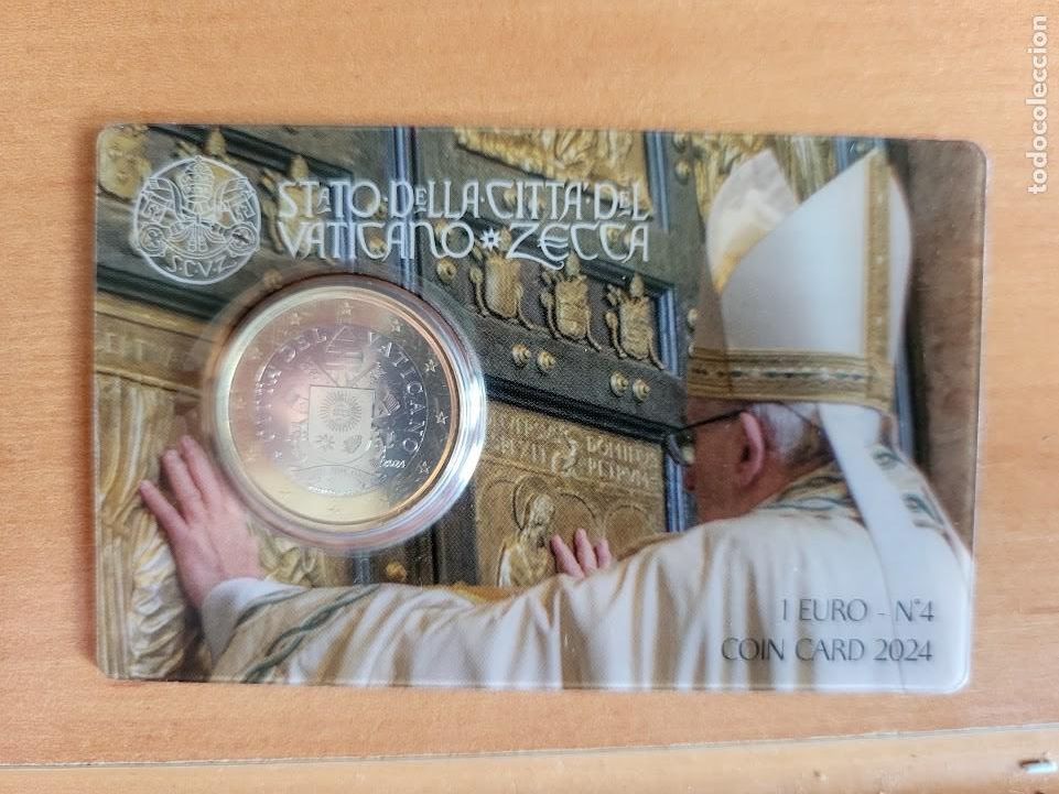 Monedas antiguas de Europa: Vaticano 2024 - Coincard n&uacute;mero 4 - Edici&oacute;n Especial - Moneda 1 Euro