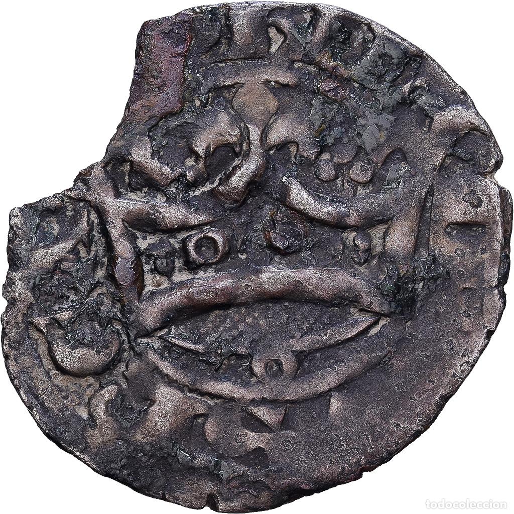 Monedas antiguas de Europa: [#139905] Francia, Philippe VI, Double Parisis, 1328, Vell&oacute;n, BC, Duplessy:266