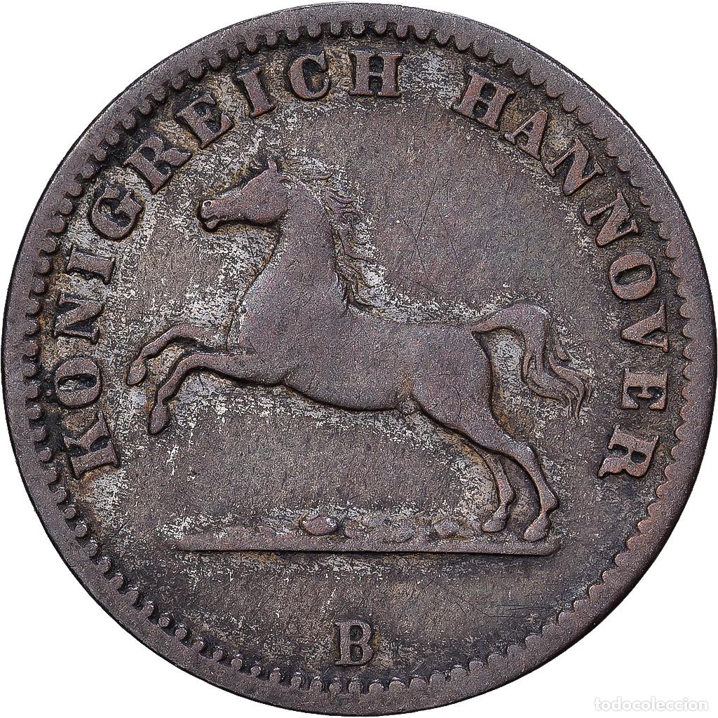 Monedas antiguas de Europa: [#139911] Kingdom of Hannover, Georg V, 1 Groschen, 1863, Hanovre, Plata, MBC, KM:236