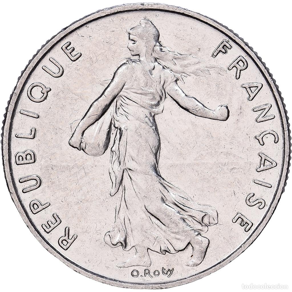 Monedas antiguas de Europa: [#1224806] Francia, 1/2 Franc, Semeuse, 2000, Paris, N&iacute;quel, MBC, KM:931.1