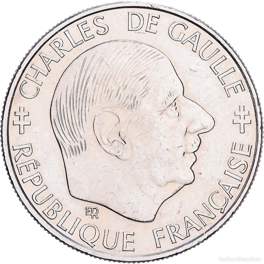Monedas antiguas de Europa: [#1224878] Francia, Franc, Charles de Gaulle, 1988, Paris, N&iacute;quel, EBC, KM:963