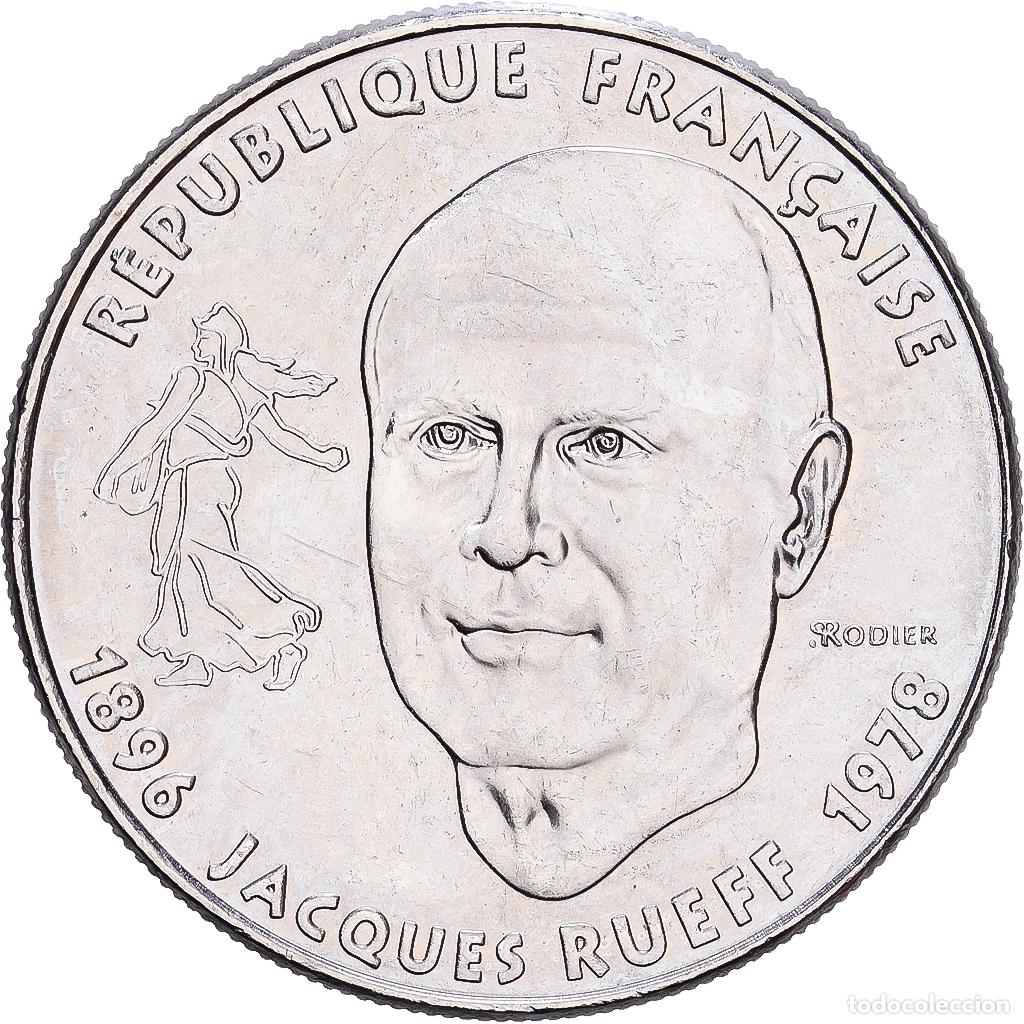 Monedas antiguas de Europa: [#1224916] Francia, Franc, Jacques Rueff, 1996, Paris, N&iacute;quel, EBC, Gadoury:481, Le