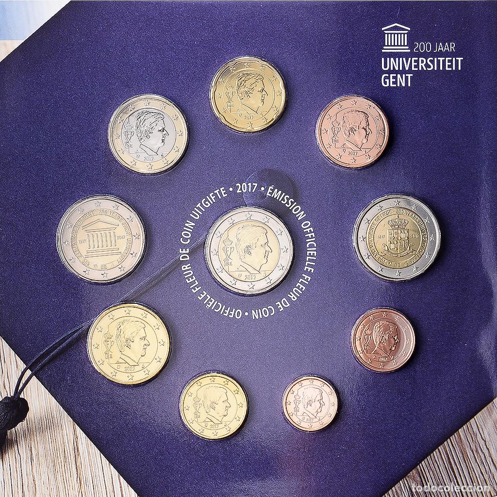 Monnaies anciennes de Europe: [#139948] B&eacute;lgica, Coffret 1c. &agrave; 2&euro;, 2017, Brussels, Sin informaci&oacute;n, FDC