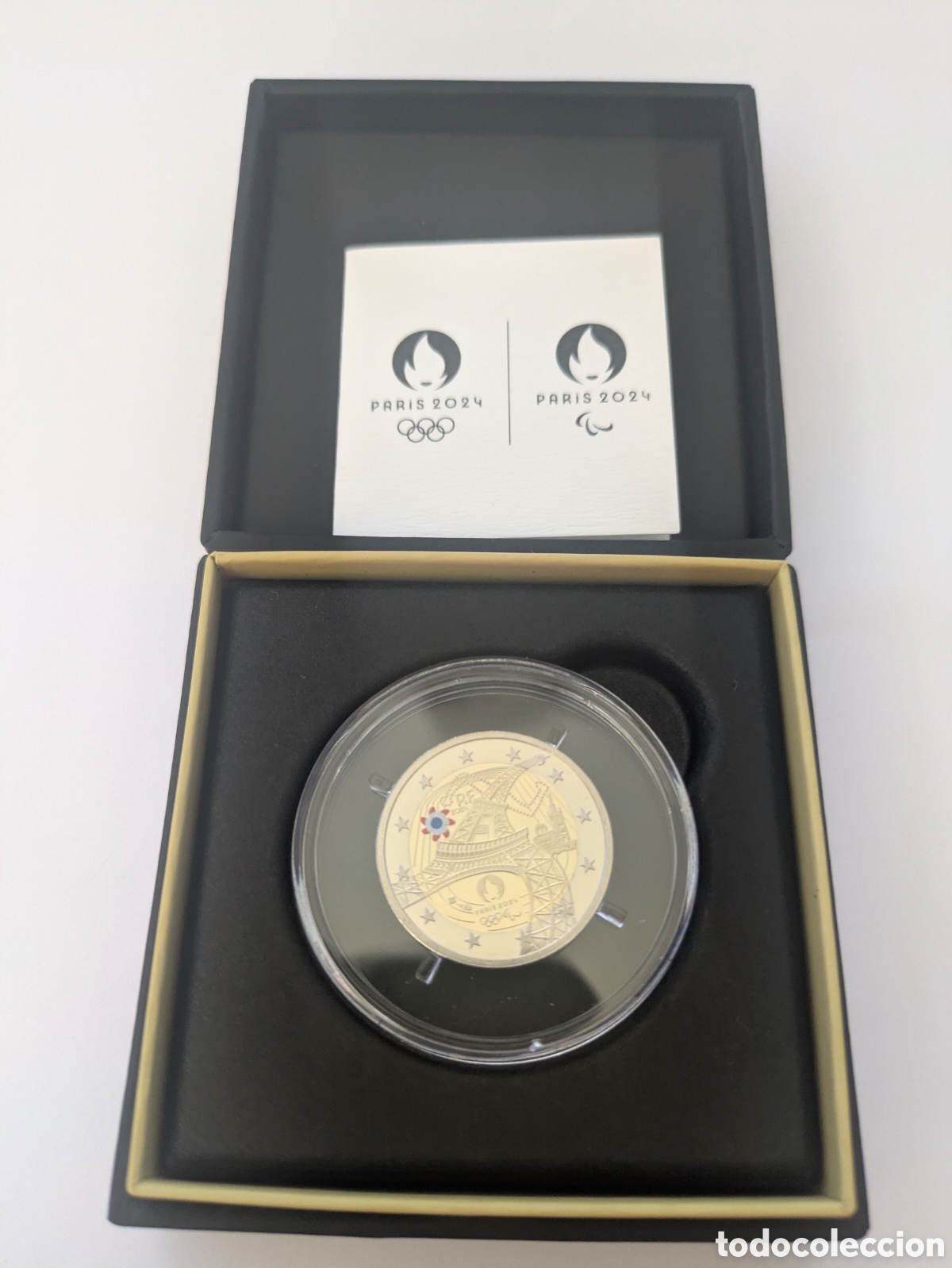 Monedas antiguas de Europa: 2 euro 2024 Torre Eiffel Paris Color proof