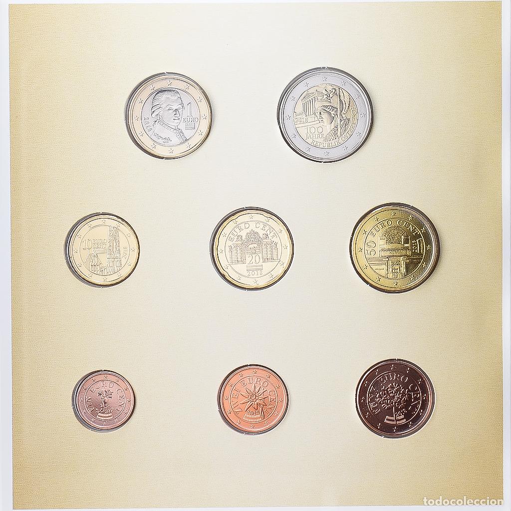 Monedas antiguas de Europa: [#139950] Austria, Set 1 ct. - 2 Euro, Republic of Austria, BU, 2018, Vienna, Sin