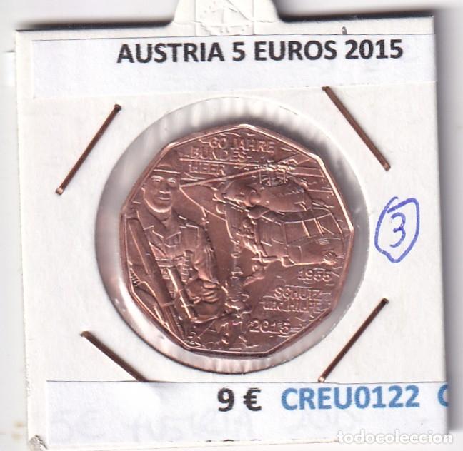 Monedas antiguas de Europa: CREU0122BIS MONEDA AUSTRIA 5 EUROS 2015