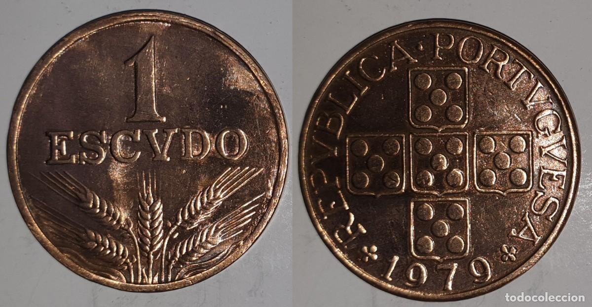 Monedas antiguas de Europa: Moneda 1 Escudo 1979 - Portugal - Bronce - KM# 597