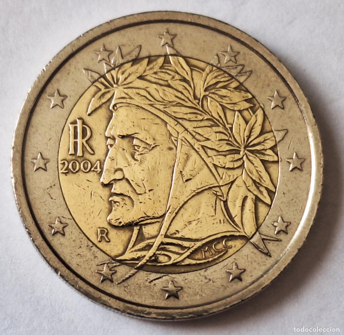 Monedas antiguas de Europa: ITALIA - MONEDA DE 2 EUROS DEL A&Ntilde;O 2004 - - BIEN CONSERVADA