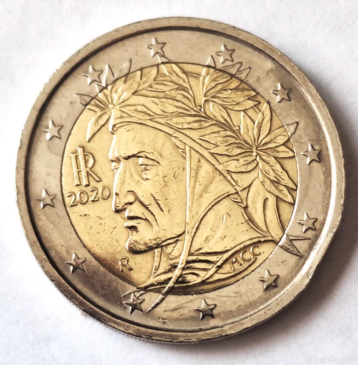 Monedas antiguas de Europa: ITALIA - MONEDA DE 2 EUROS DEL A&Ntilde;O 2020 - - BIEN CONSERVADA