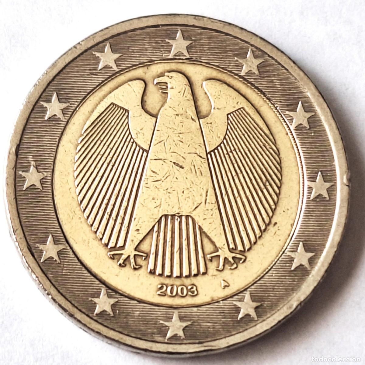 Monedas antiguas de Europa: ALEMANIA - MONEDA DE 2 EUROS DEL A&Ntilde;O 2003 - CECA &rdquo; A &rdquo; - BIEN CONSERVADA